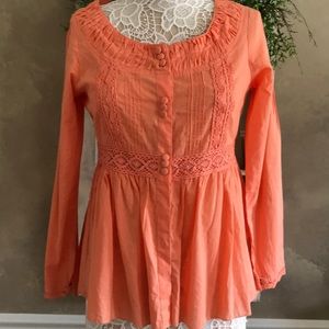 Mix Nouveau peasant top size S